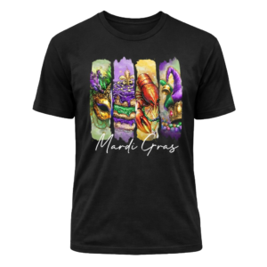 Mardi Gras Culture Brush Stroke Tee