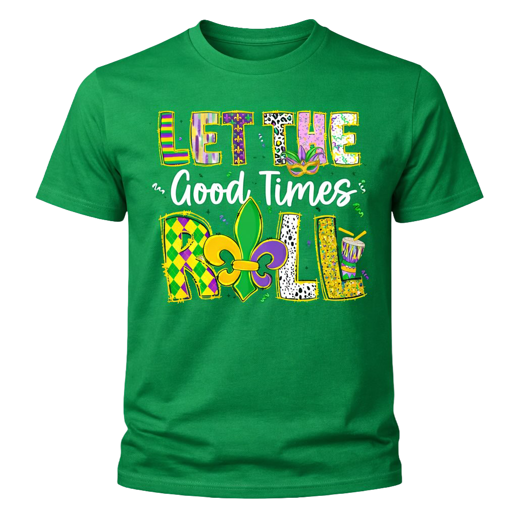Let The Good Times Roll Mardi Gras Tee - Image 2